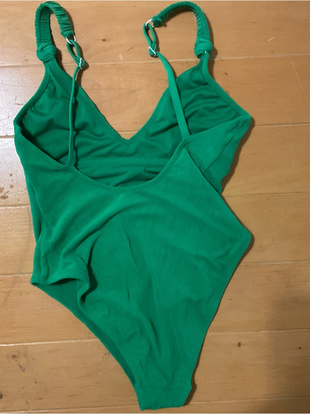 Sanctuary Vibrant Green One-Piece with Knotted Shoulder Straps - Picture 3 of 4